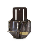 Style n Craft 98017 - 4 Pkt Pliers, Hammer, Tape Holder in Tan Top Grain... - $34.99