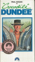 Crocodile Dundee VINTAGE VHS Cassette Paul Hogan Linda Kozlowski - £15.56 GBP