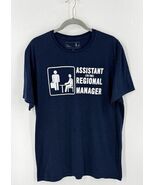 The Office T Shirt Size XL Blue Assistant To The Regional Manager Graphi... - $454.60 MXN