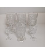 Variety Of Crystal Clear Glasses Anchor Hocking Hazel Atlas &amp; Lady Victoria - $487.85 MXN
