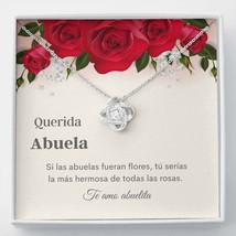 Spanish Latina Grandma Message Card Necklace | Collar Regalo Para Abuela  - £39.14 GBP+