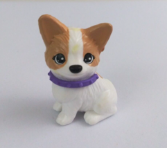 Barbie Dreamtopia A Touch of Magic Puppy with Purple Collar 2&quot; Toy Figure - £3.09 GBP