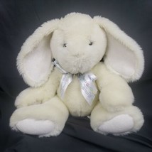 Snuggle Bunny Cottontail White Rabbit Plush Pillow Lovey Stuffed Easter ... - £9.25 GBP