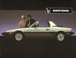 1984/1985 Bertone X1/9 sales brochure sheet US Fiat IAI - $12.32 CAD