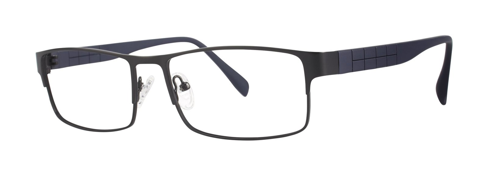 GIOVANI DI VENEZIA Preston Men&#39;s Eyeglasses Frames - Matte Black Navy 55... - $99.00