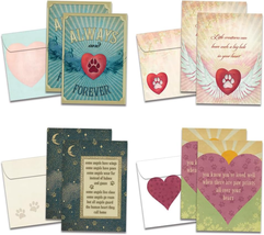 Forever Friends Pet Sympathy Card Assortment, 5 X 7 Inches, 8 Cards and ... - £14.35 GBP
