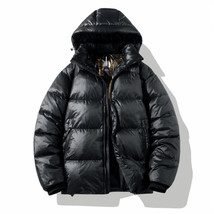 Short Glossy Down Jacket Thick White Duck Down - £67.04 GBP+