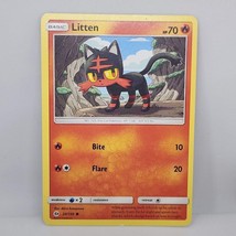 Pokemon Litten Sun &amp; Moon 24/149 Common Basic Fire TCG Card - £0.78 GBP