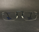 Safilo Eyeglasses Frames FLY FLEX 7BT Blue Rectangular Rimless 50-20-145 - $59.39