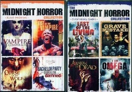 Midnight Horror: Zombies-Vampires-Werewolves New 12 Film Dvd - £18.19 GBP