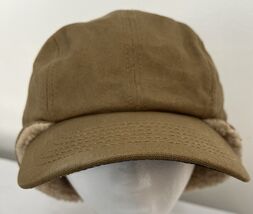 Tan DUCK CANVAS SHERPA EAR &amp; NECK FLAP Winter Trapper Hat Cap Large/XL - €11,77 EUR