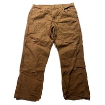 Carhartt Canvas Double Knee Pants Men’s 38x30 Brown Workwear Outdoor Travel - $59.40