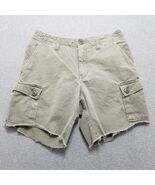 Abercrombie &amp; Fitch Shorts Womens 6 Beige Cargo Pockets Casual - $28.96 CAD