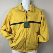 Weatherproof Mens Achievers Micro Fiber Windbreaker Jacket Yellow Blue S... - £31.92 GBP