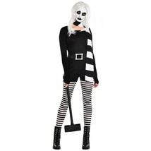 Alice the Psycho Adult Costume Halloween Fancy Dress-Up Size Small 2-4 New - £22.41 GBP