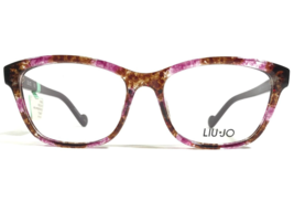 Liu Jo Eyeglasses Frames LJ2658R 539 Brown Purple Square Full Rim 53-16-135 - $74.61