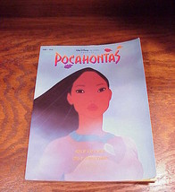 Disney Pocahontas Movie Song Book for vocal and piano - £7.82 GBP
