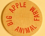 Vintage Big Apple Animal Farm Wooden Nickel New York - £3.94 GBP