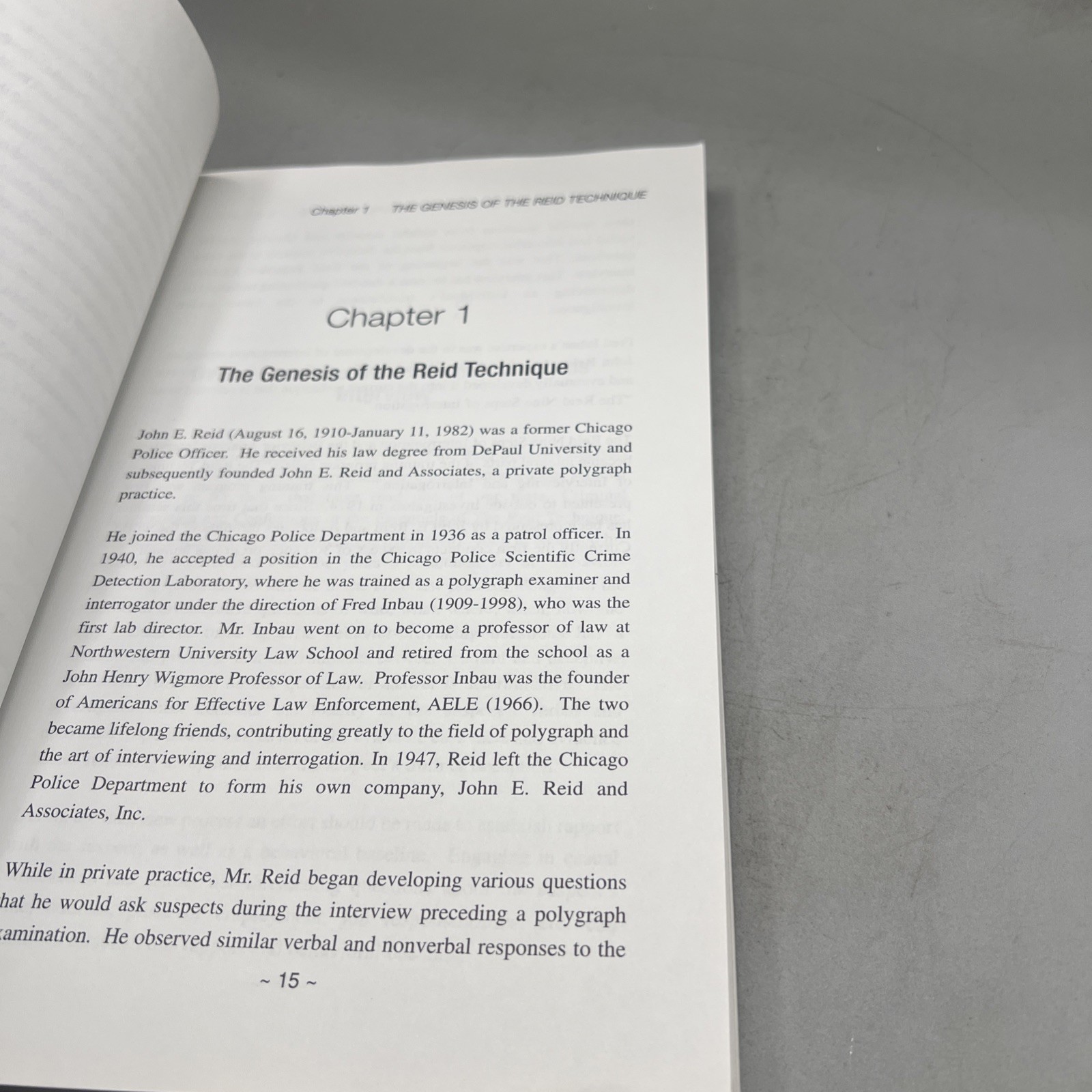 Anatomy of Interrogation Themes : The Reid Technique of Interview Item image 10