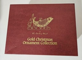 Empty Storage Box For 12 Danbury Mint Gold Christmas Ornaments -code B - £17.93 GBP