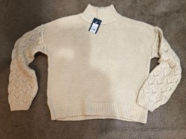 Women&#39;s Universal Thread Goods Co. Beige Cream Chunky Knit Sweater Size L - £13.15 GBP