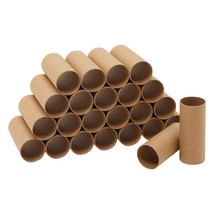 24 Pack Brown Toilet Paper Rolls For Crafts, Empty Cardboard Tubes For Classroom - £20.77 GBP
