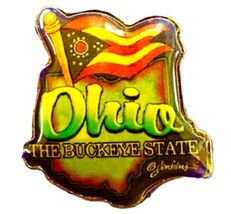 Ohio The Buckeye State Hat Tac or Lapel Pin - $7.99