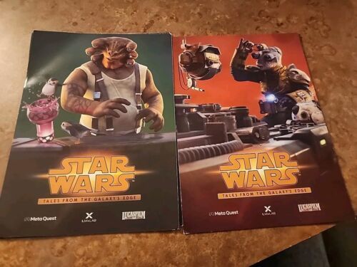 Disney Star Wars Tales From Galaxys Edge Postcards Disney Springs Meta Q... - $26.00
