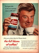 VTG 1958 Chase &amp; Sanborn Full-Bodied Instant Coffee Print Ad ft. Arthur ... - $24.11