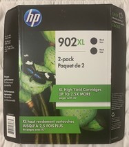 HP 902XL Black Twin Combo Pack T0A40BN 2 X T6M14AN Exp 2025+ Sealed Retail Box - £59.05 GBP