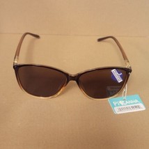Piranha Polarized Reduces Glare Womens Brown Frame Sunglasses Style # 62040 - £9.27 GBP