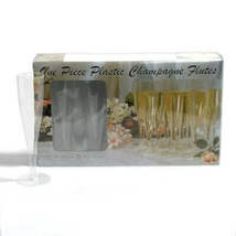 Clear 1 Piece Champ Flutes 10 ct. Box - $9.99