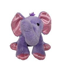 Destination Nation Aurora World Purple Elephant Plush Stuffed Animal 2018 9" - £21.41 GBP