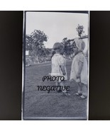 Vintage Photo Negative 1920s Two Children Toddlers Boy Girl Cute Fun - €6,25 EUR