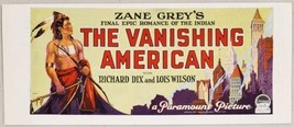 1925 Print Ad Silent Movie &quot;The Vanishing American&quot; Zane Grey Actor Richard Dix - £17.08 GBP