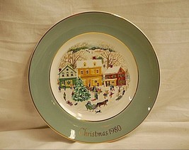 Vintage 1980 AVON Christmas Plate Country Christmas by Enoch Wedgwood England - $16.82