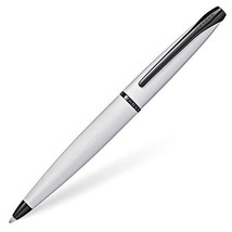 Cross ATX Brushed Chrome Ballpoint Pen with Etched Diamond Pattern - £46.77 GBP