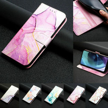 For Nokia XR20 C01 C20 C30 X10/X20 1.4 6.3 Plus Marble Flip Wallet Leath... - $59.16