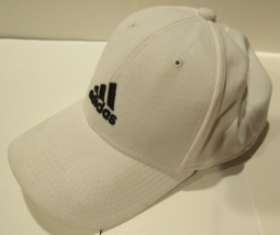 NWT Adidas Rucker Stretch FlexFit Hat White Size L/XL Medium Crown - $29.99