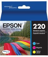 Epson 220 DURABrite Ultra Ink Cartridge, Combo Pack (T220520) - £17.58 GBP