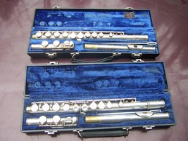 2 Gemeinhardt flutes with cases - £31.24 GBP