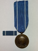 CIRCA 1988, UNITED NATIONS, AFGHANISTAN, UNTSO/UNGOMAP, MEDAL AND RIBBON - $21.02 CAD