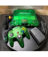 Jungle Green N64 Donkey Kong 64 Bundle Nintendo System w/ Expansion EUC! - €197,68 EUR