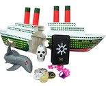 Titanic Themed Dive Toy Sinking Ship Hidden Treasure Combo Pack Catch An... - £56.61 GBP