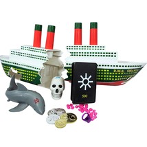 Titanic Themed Dive Toy Sinking Ship Hidden Treasure Combo Pack Catch An... - £56.61 GBP