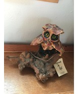 Vintage Originals by Elfi Owl Perched on Driftwood Figurine – 6 inches h... - £11.86 GBP