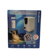 Bytech Brookstone Smart WiFi Pet Snack Thrower Interactive Treat Dispenser - $40.46
