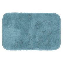 24&quot;x40&quot; Finest Luxury Ultra Plush Washable Nylon Bath Rug Basin Blue - G... - £31.60 GBP