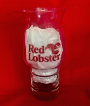 Red Lobster Restaurant Vintage Collectible Pilsner Beer Hurricane Glass 16 Oz - £4.30 GBP