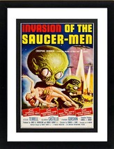 Invasion Of The Saucer Men Movie poster Custom Framed Many Sizes - $58.88